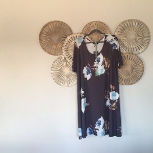 Libisse gray floral dress